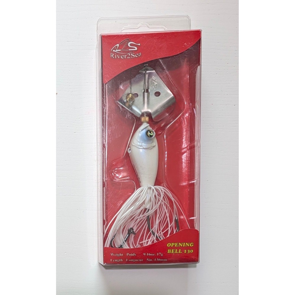 River2Sea Opening Bell 130 Buzzbait Fishing Lure Powder 9/16oz 5in OP130/04